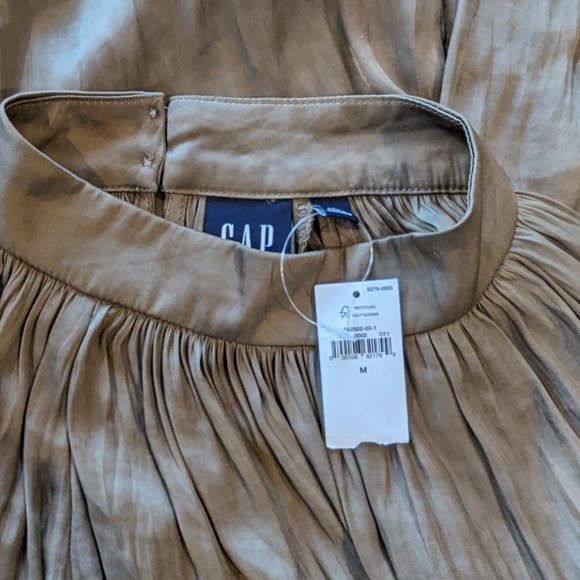 Satin mockneck shirt - Picture 3 of 5